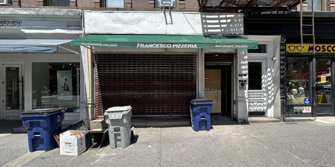 Francesco’s Pizza, 27-Year Upper West Side Pizzeria, Appears to Permanently Close