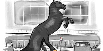 WSR Cartoon: Trojan Horse Gets Boot For Being In No Standing Zone