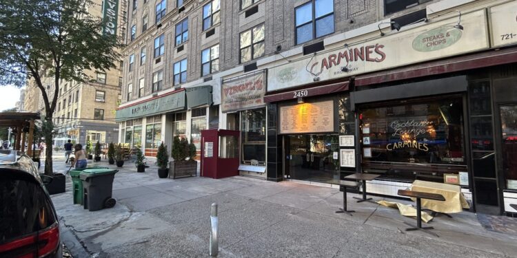 Imposing UWS Sidewalk Shed Connected to Multiple Popular Restaurants Comes Down, Revealing Old ‘Big Daddy’s’ Sign