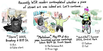 WSR Cartoon: Everyone’s a Critic on the Upper West Side