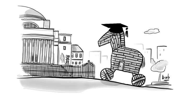 WSR Cartoon: How Many Columbia Graduates Saw the Odyssey?
