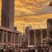 An Awesome and Unsettling Sunset Over Lincoln Center on the Upper West Side