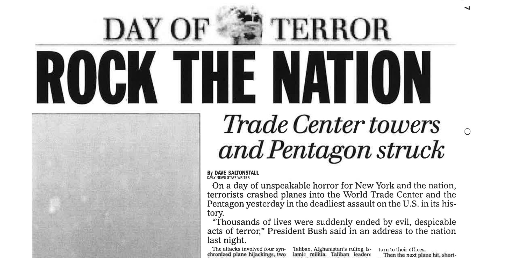 Remembering 9/11: From Upper West Side Dad to Daily News Deadline