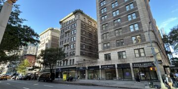 Imposing Upper West Side Sidewalk Shed Comes Down After 12 Years