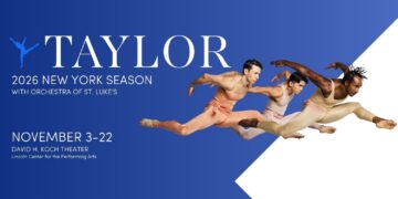 The Paul Taylor Dance Company returns to the David H. Koch Theater at Lincoln Center for 3 Weeks: November 3-22, 2026