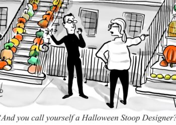 WSR Cartoon: Failed Fall Upper West Side Curb Appeal